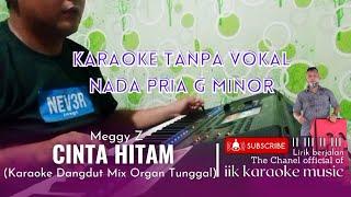 Cinta Hitam (Karaoke / Lirik) || Nada Pria Dangdut Remix