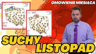 Suchy listopad... Podsumowanie 24 dni listopada. Omówienie wyników ze stacji meteo.