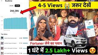  4-5 Views वाले जरूर देखें ! 1 घंटे में 250K+ Views आयेंगे  ! @NandlalLakhimpur ! Views Badhaye