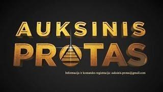 Intelektualus komandinis žaidimas „Auksinis protas‟ (anonsas) HD