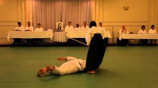 Aikido Shudokan 32nd demo: Sensei Peggy Woo