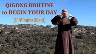 HEAL Lower Back, Shoulders, Hips | Qigong Daily Routine to BEGIN YOUR DAY (10 Minutes Silent)