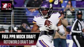 Full PPR Fantasy Football Mock Draft with Patrick Daugherty | Rotoworld Draft Day | NFL on NBC
