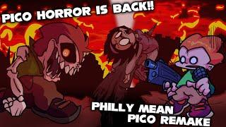 FNF | PICO HORROR IS BACK!! - Philly Mean: Vs Pico REMAKE (Game Over) | Mods/Hard/Gameplay |