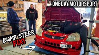 BUMP STEER DELETE! Honda Civic Type R EP3 COMMON ISSUE FIX? **One Day Motorsport**