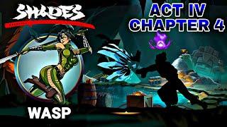 Shades: Shadow Fight Roguelike ACT IV Chapter 4 [Boss Wasp] Gameplay