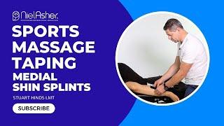 Shin Splints - Taping for Shin Splints Medial Tibial Stress Syndrome / Periostitis