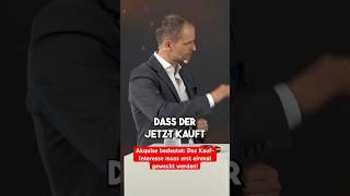 Akquise bedeutet: Das Kauf-Interesse muss erst einmal geweckt werden!