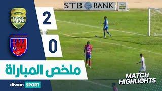 ملخص مباراة القوافل الرياضية بقفصة و الاتحاد الرياضي بتطاوين‎  EGSG 2-0 UST