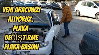 Muğla'dan Araba Aldım. Hyundai Accent 1.3 Motor 12 Valf. Yeni Plaka Nasıl Basılır?