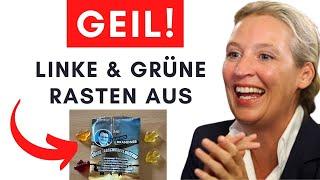 AfD verteilt Gummibärchen in Form von ABSCHlEBE-Flugzeugen!