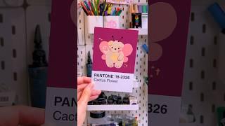 Drawing a Dog on a Pantone Postcard w/ Posca Markers #pantonechallenge #artist #posca #cuteart