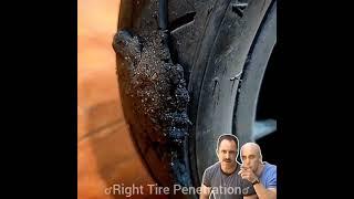 Right Tire Penetration