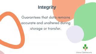 Confidentiality, Integrity and Availability