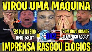 IMPRENSA ESPORTIVA POR TODO O BRASIL RASGA ELOGIOS AO FLAMENGO DE FILIPE LUIS! BAHIA 0X2 FLAMENGO