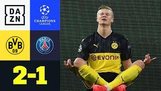 Haaland vergoldet Königsklassen-Debüt für BVB: Dortmund - PSG 2:1 | UEFA Champions League | DAZN