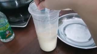 PLASTIC MAKING USING MILK #pusatstemnegara #syoknyaterokailmudirumah