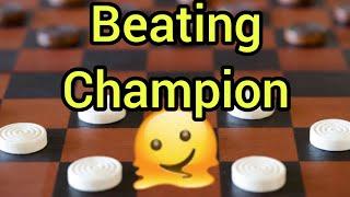 How To Beat The Champion|| Russian Checkers.