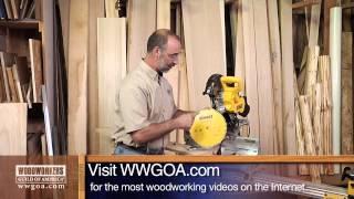 Woodworking Tips: Selecting a Blade for a Sliding Miter Saw