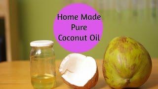 Step By Step Process To Make PURE COCONUT OIL at HOME| Sushmita's Diaries