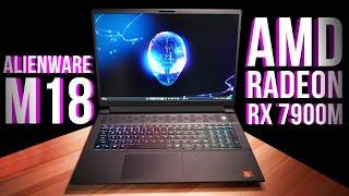 Alienware M18 Summary Review with AMD Radeon RX 7900M! 10+ Game Benchmarks, Display Test, More!