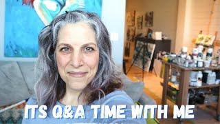 Q&A WITH ABSTRACT ARTIST LORI MIRABELLI - Acrylic Abstract Painter