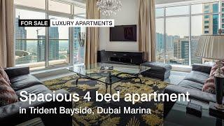 Spacious 4 bedroom apartment in Trident Bayside, Dubai Marina | haus & haus | Dubai Real Estate