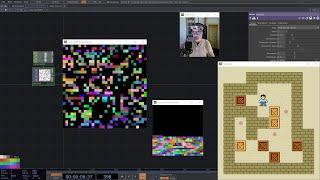 sokoban with pixels in TouchDesigner