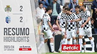 Resumo: Boavista 2-2 Vizela (Liga 23/24 #34)