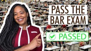 3 ways to study for the BAR EXAM. (PASS IT )