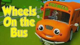 公共汽车上的轮子 | 公交车在中国的歌曲 | 公交童谣儿歌 | Wheels On The Bus | Songs For Babies