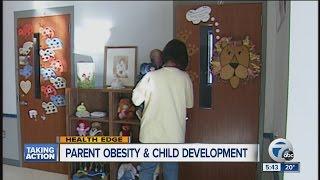 Parent obesity and child development