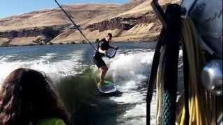 Bill's best ride of the day, Labor Day on the John Day River 2012.MP4