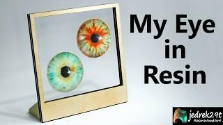 How to Eye Casting.  Epoxy Resin Art