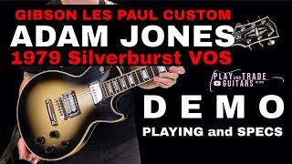 ADAM JONES Gibson Les Paul Custom Signature VOS Silverburst // GUITAR PLAYING DEMO & SPECS Pt.02