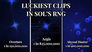 LUCKIEST CLIPS IN SOLS RNG | #solsrng #roblox #gaming