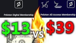 $12.99 Peloton App vs $39 Peloton All Access Membership - Peloton Bike vs Peloton Digital cost