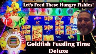 Feeding the Fishies Pays Off Nicely on Goldfish Feeding Time Deluxe Slot Machine