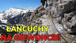 ŁAŃCUCHY na Giewoncie: NAJTRUDNIEJSZY fragment trasy + wejście na szczyt! Zakopane/Tatry/Kuźnice