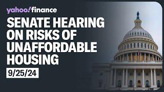 Senate hearing on the economic risks from unaffordable housing