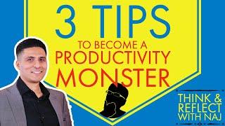 3 Tips To Get More Done And Be Productive | Powerful Daily Ritual