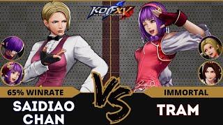 KOF XV⭐SAIDIAO CHAN (King/O.Shermie/Athena) vs TRAM (Mai/Hinako/Athena)⭐Ranked Match - 11/24