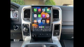 How to connect 13 " Android navigation radio for 2013 - 2018 RAM truck and 2019 & later RAM Classic