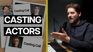 How to actually cast actors from start to finish | making a short film