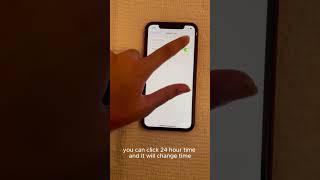 Changing Clock Settings on iPhone