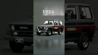 Evolution of Toyota Land Cruiser Prado [1984 - 2022] #shorts