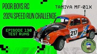 Poor Boys RC Tamiya MF-01X Speedrun - Beetle Rally Test Runs