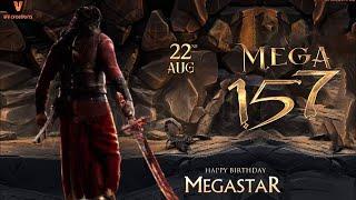 #Mega157 Announcement TEASER | Happy Birthday Megastar Chiranjeevi | Vasaistha | UV Creations