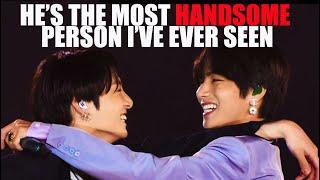 Jungkook telling Taehyung how handsome he is ... over and over again (BTS Taekook)