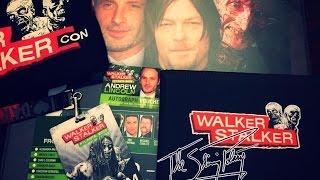 Swag I got at Walker Stalker Atlanta 2015 - Andrew Lincoln Norman Reedus - The Walking Dead